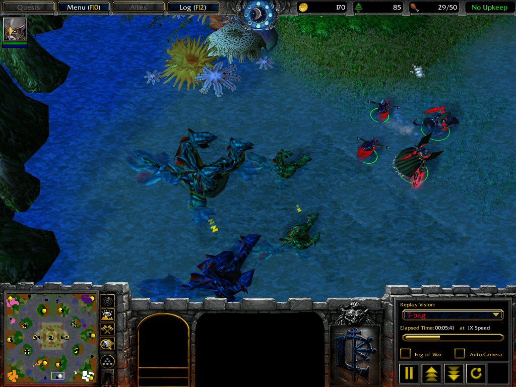 WarCraft III: The Frozen Throne (Windows) screenshot: Pick a better fight.