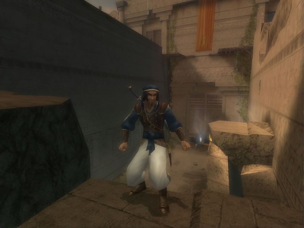Prince of Persia: The Sands of Time (Windows) screenshot: The prince poses for a mobygames screenshot.