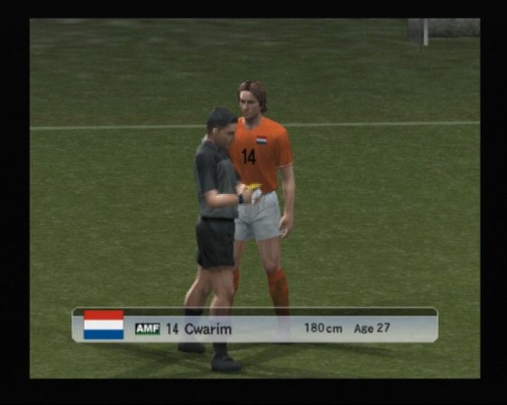 World Soccer: Winning Eleven 9 (PlayStation 2) screenshot: Give me you name, address, and a phone number