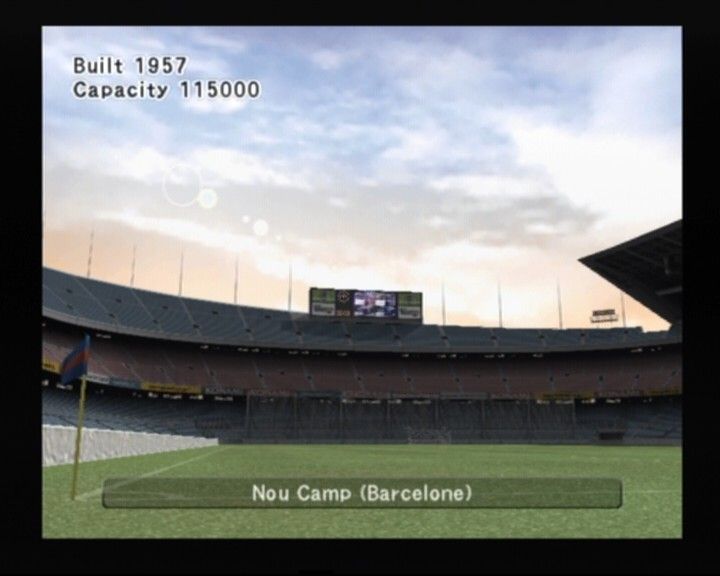 World Soccer: Winning Eleven 9 (PlayStation 2) screenshot: Stadium display