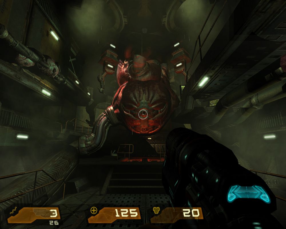 Quake 4 (Windows) screenshot: Dispersal Facility.
