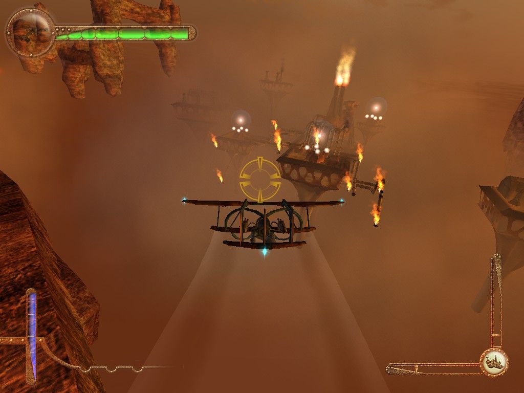 Project Nomads (Windows) screenshot: Enemy base