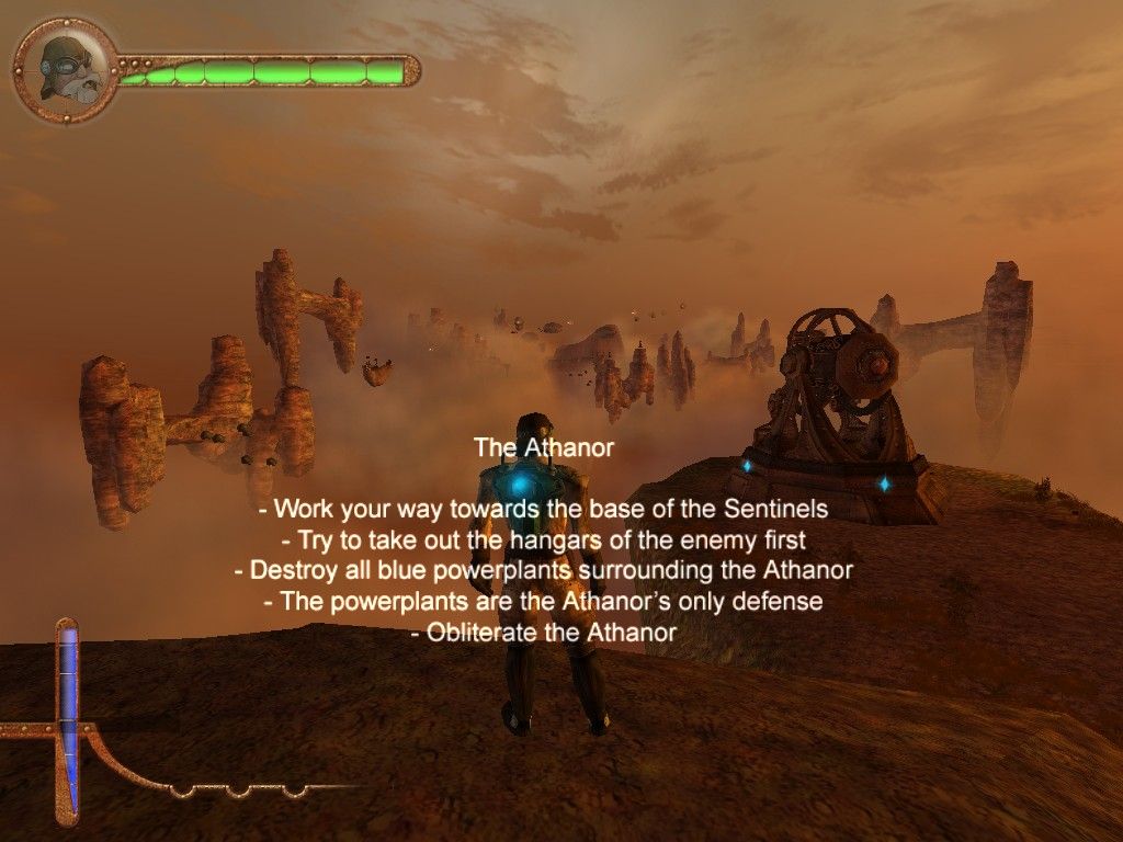 Project Nomads (Windows) screenshot: Mission objectives