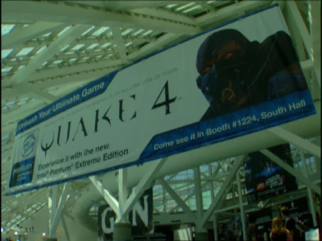 Quake 4: Special DVD Edition (Windows) screenshot: Bonus Movie: E3.