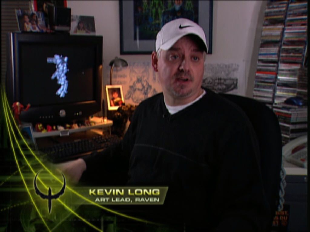 Quake 4: Special DVD Edition (Windows) screenshot: Bonus Movie: The Making of Quake 4 (Kevin Long).