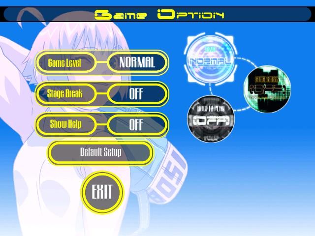 Pump It Up: Prex 3 (Windows) screenshot: Options Screen