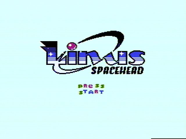 Quattro Adventure (NES) screenshot: Title screen (Linus Spacehead)