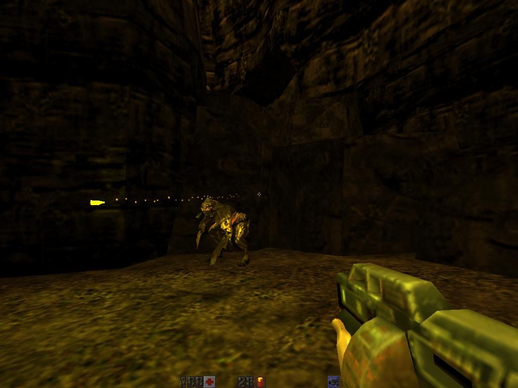 Quake II Mission Pack: The Reckoning (Windows) screenshot: A new enemy - GEKK.