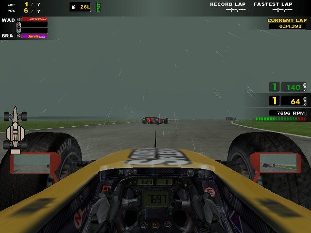 RS3: Racing Simulation Three (Windows) screenshot: Rain