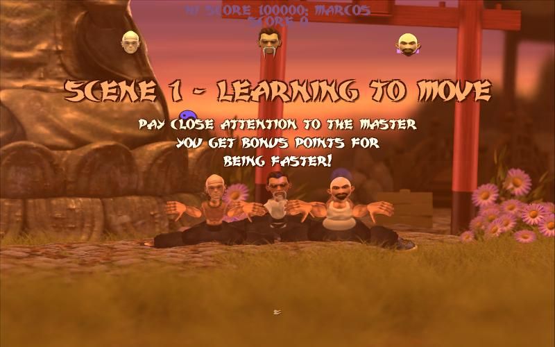 Rag Doll Kung Fu (Windows) screenshot: First you need to learn how to walk