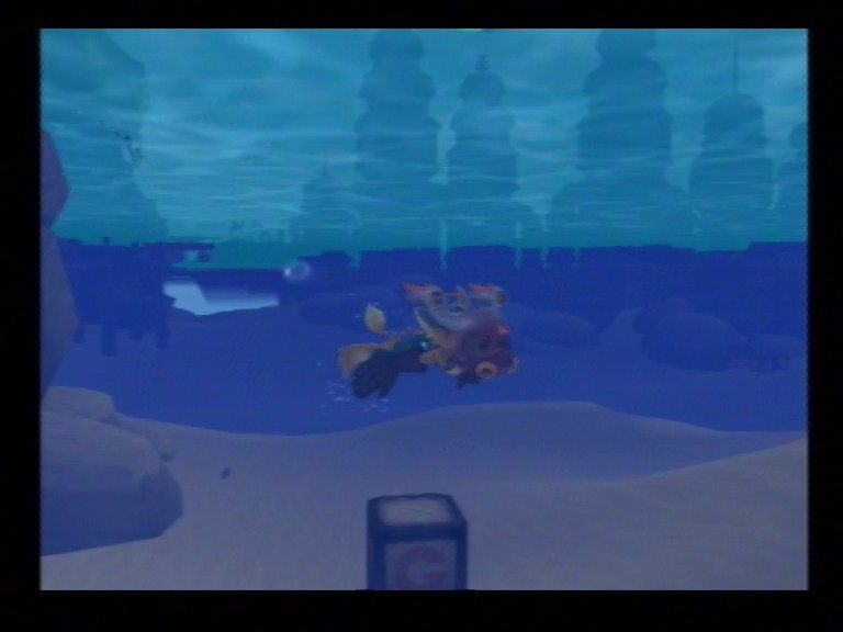 Ratchet & Clank (PlayStation 2) screenshot: Snokeling off Ko Samui