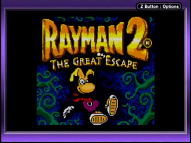 Rayman 2 (Game Boy Color) screenshot: Title Screen
