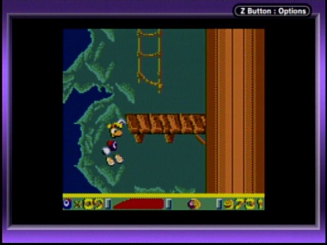 Rayman 2 (Game Boy Color) screenshot: Just Hanging Around