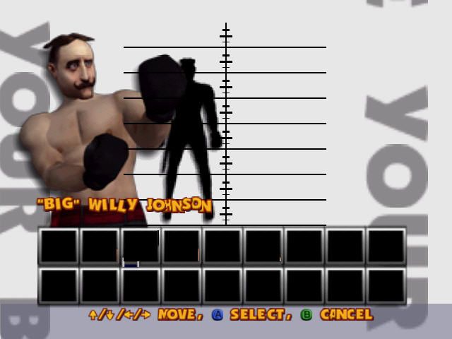 Ready 2 Rumble Boxing (Nintendo 64) screenshot: Selecting a fighter..