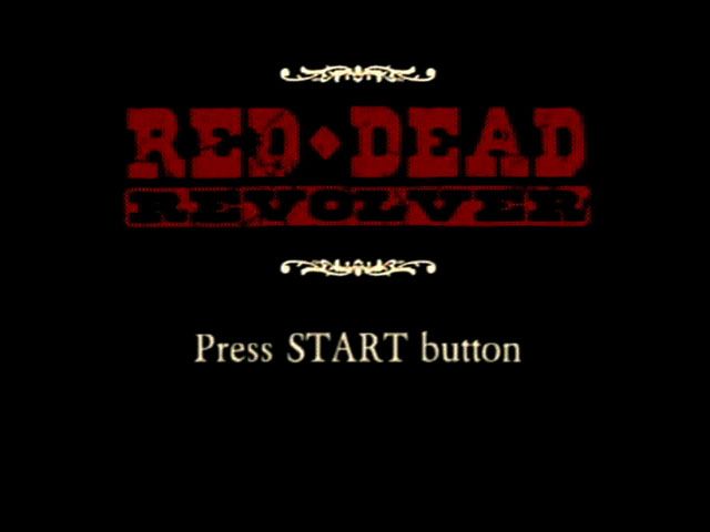 Red Dead Revolver (PlayStation 2) screenshot: Title Screen