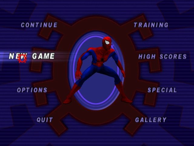 Spider-Man (Windows) screenshot: Main Menu