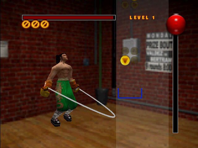 Ready 2 Rumble Boxing: Round 2 (Nintendo 64) screenshot: Training for a fight