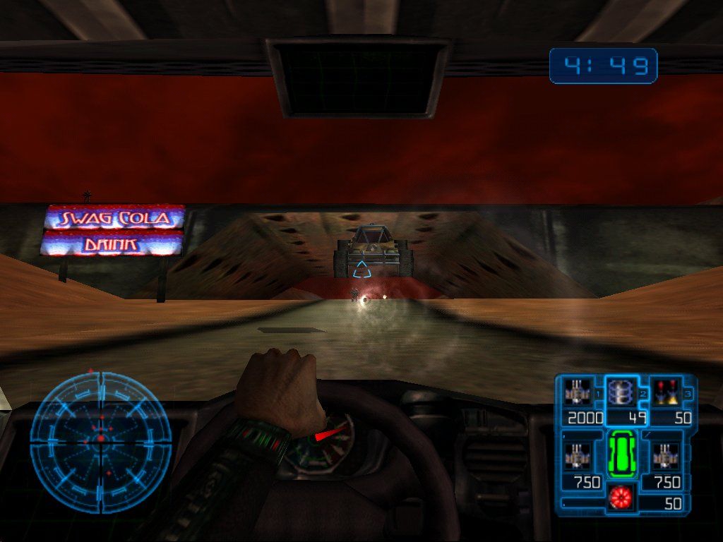 Redline (Windows) screenshot: Beware of road hogs