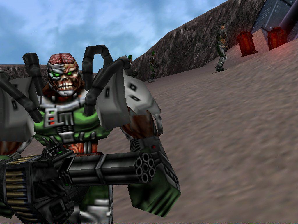 Redline (Windows) screenshot: One angry cyborg