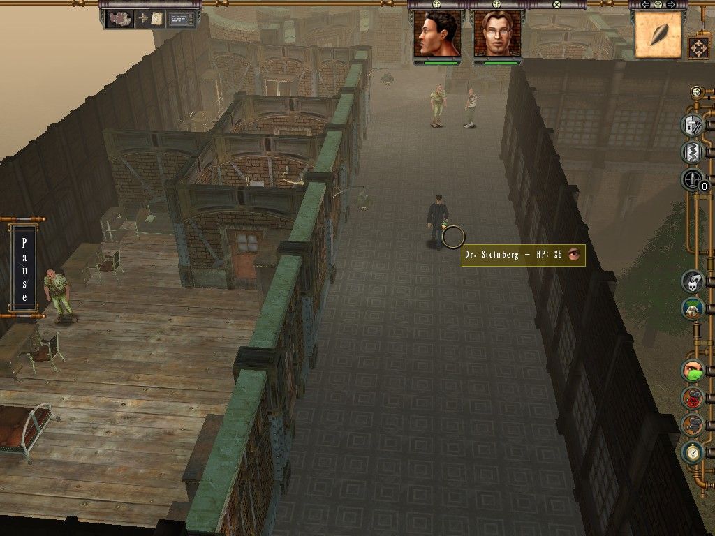 Rebels: Prison Escape (Windows) screenshot: Camera control includes full 360 degree rotation with zoom and tracking functions.