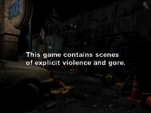Resident Evil 3: Nemesis (Windows) screenshot: Warning