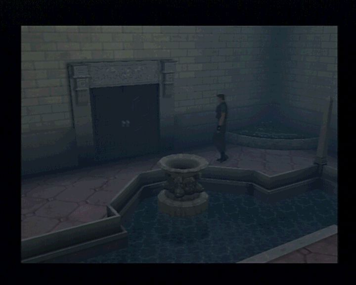 Resident Evil: Code: Veronica X (PlayStation 2) screenshot: The other half of the game, you get to play as Chris, Claire's long lost brother who she set to find back in Resident Evil 2 game for those who played it.