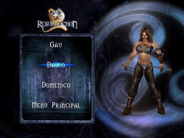Resurrection (Windows) screenshot: Daiko, the sorcerer/paladin