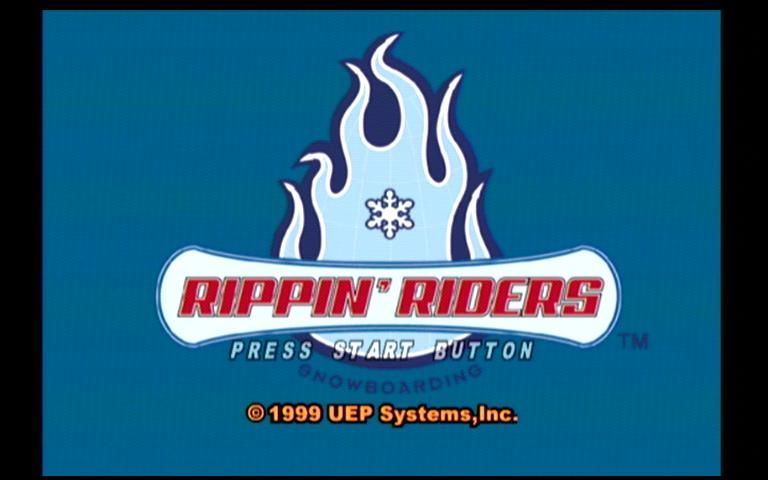 Rippin' Riders Snowboarding (Dreamcast) screenshot: Title Screen