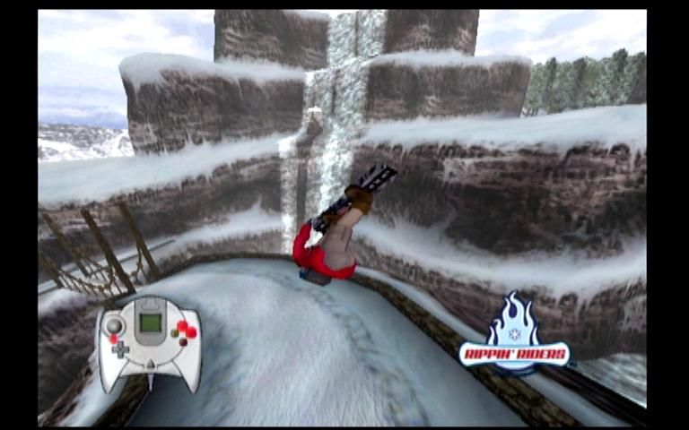 Rippin' Riders (Dreamcast) screenshot: Demo Mode