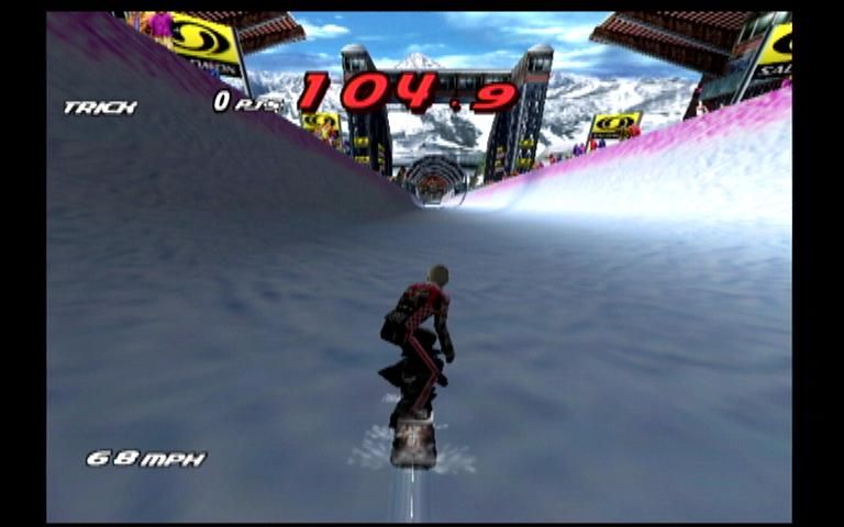 Rippin' Riders (Dreamcast) screenshot: Super Pipe Mode