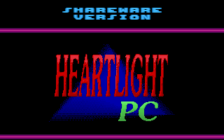 Heartlight (DOS) screenshot: Title screen