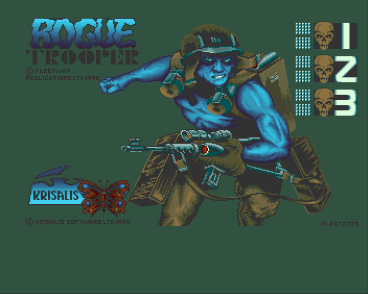 Rogue Trooper (Amiga) screenshot: Loading screen