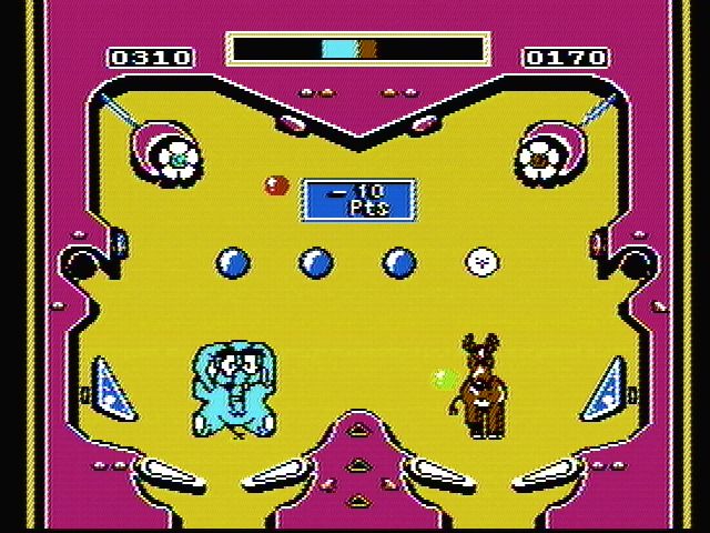 Rollerball (NES) screenshot: Match play