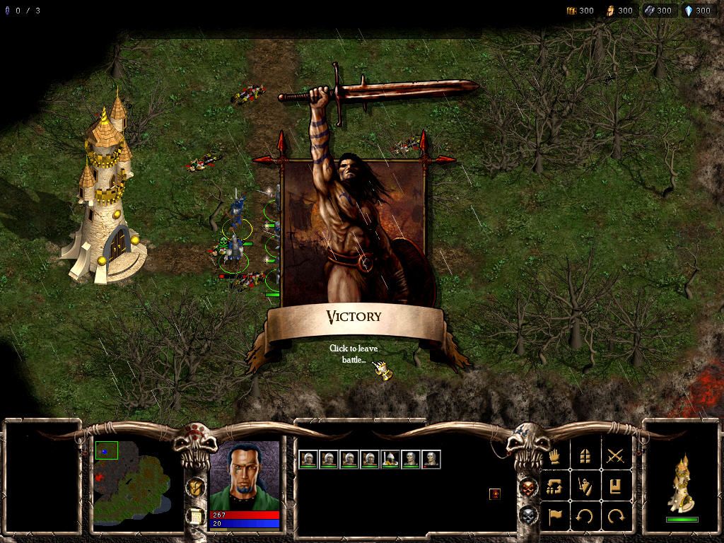 Warlords: Battlecry III (Windows) screenshot: Victory