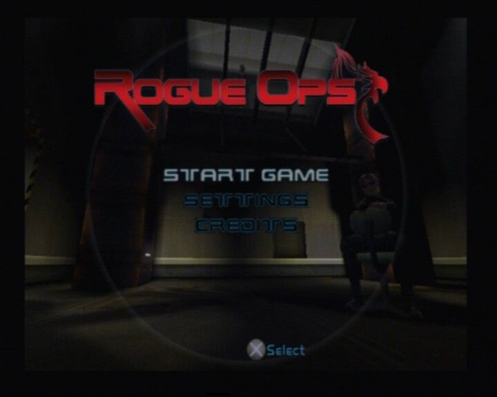 Rogue Ops (PlayStation 2) screenshot: Main Menu