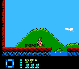 Treasure Master (NES) screenshot: Here's where you start.
