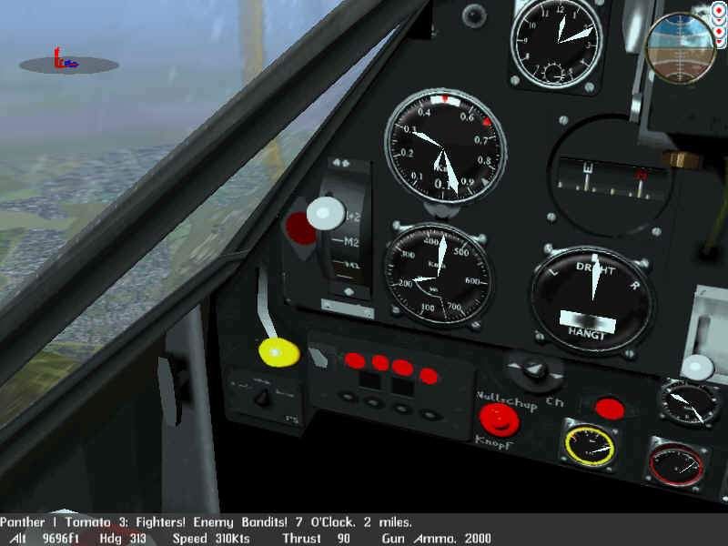 Rowan's Battle of Britain (Windows) screenshot: Plane Controls