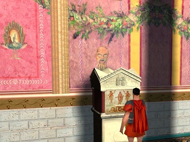 Rome: Caesar's Will (Windows) screenshot: Searching the testament of Caesar