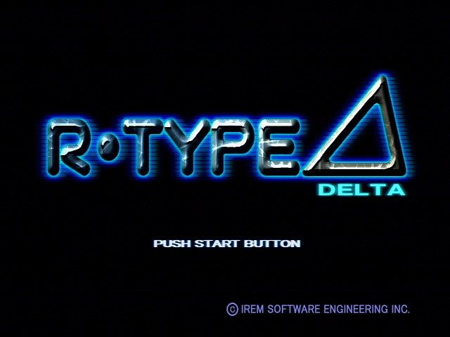 R-Type Delta (PlayStation) screenshot: Title Screen