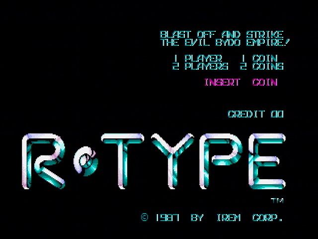 R-Types (PlayStation) screenshot: R-Type 1 Title