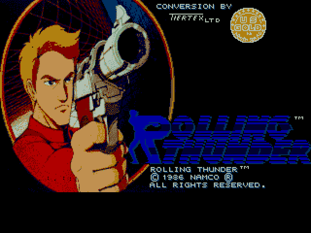 Rolling Thunder (Amiga) screenshot: loading screen