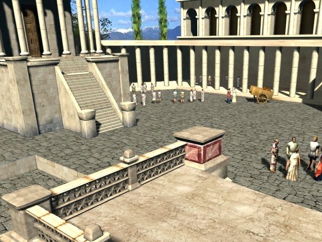 Rome: Caesar's Will (Windows) screenshot: The Rostra