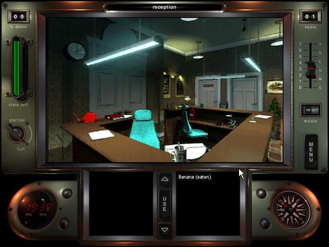 Safecracker (Windows) screenshot: Room 1 - Reception