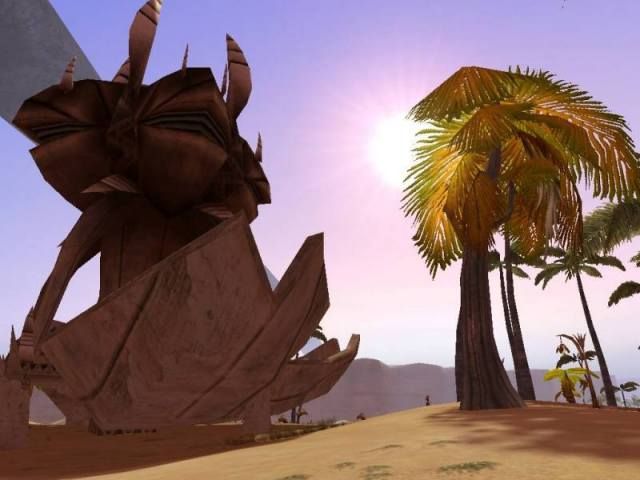 The Saga of Ryzom (Windows) screenshot: Fyros desert