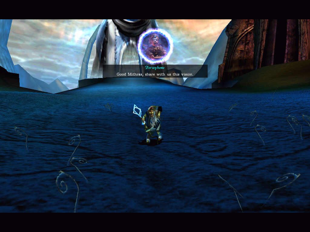 Sacrifice (Windows) screenshot: mithras the storyteller