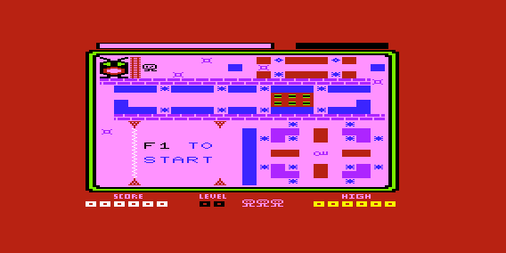 Mega Vault (VIC-20) screenshot: The Maze
