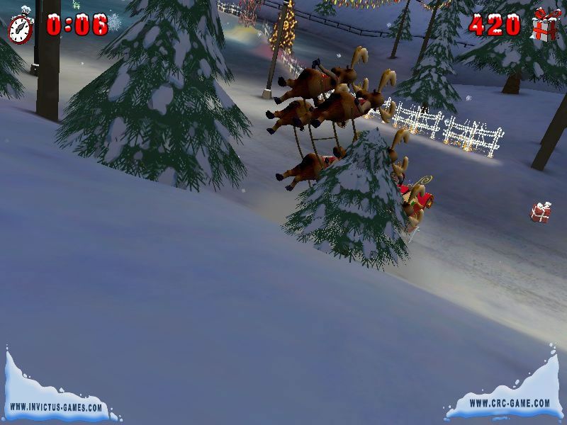Santa Ride! (Windows) screenshot: Whoops!