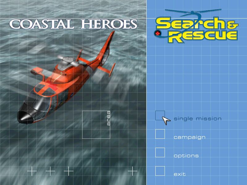 Search & Rescue: Coastal Heroes (Windows) screenshot: Main menu