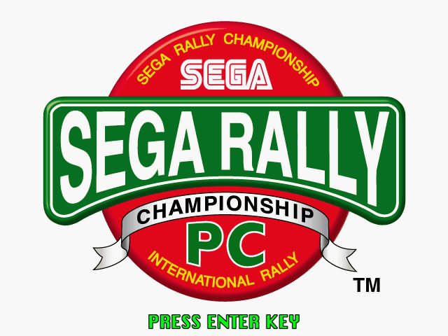 SEGA Rally Championship (Windows) screenshot: Sega Rally Championship Title Screen