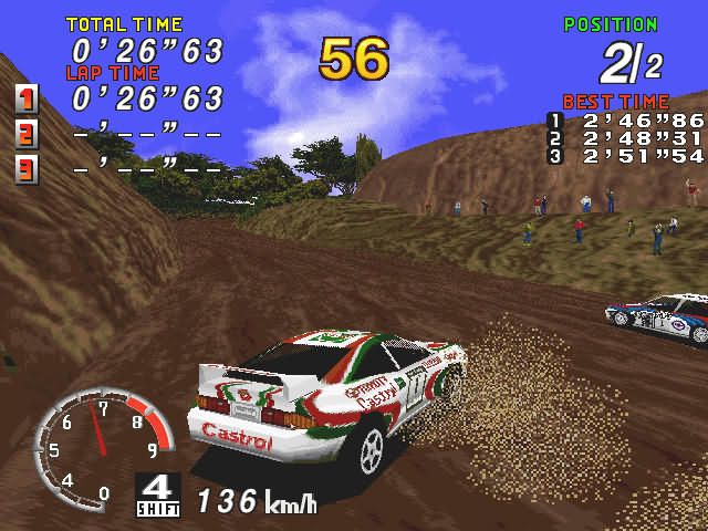 SEGA Rally Championship (Windows) screenshot: Toyota Celica